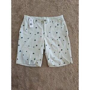 Adidas Ultimate 365 Golf Shorts Size 30 Green Stretch Allover Print 9" NEW $75
